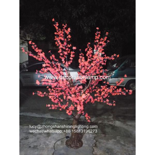 artificial lighted trees