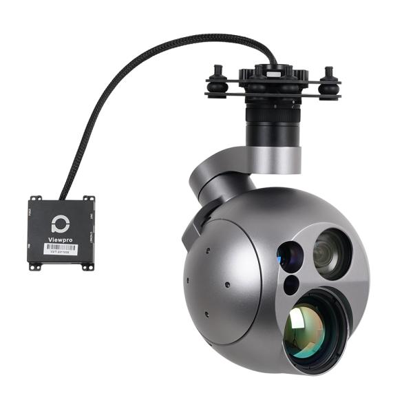 4 Lens Target Tracking Camera Advanced GPS Coordinate Analysis LRF Gimbal Camera