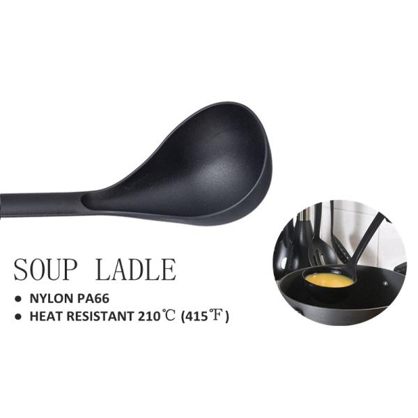 Tabletop Cooking Essentials 7-Piece Plastic Cooking Tool Set for Eco-Friendly Kitchen