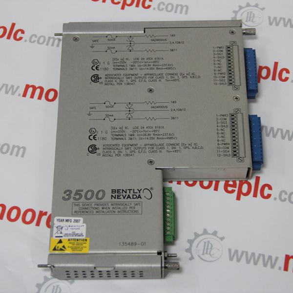 BENTLY NEVADA 3500/22M 138607-01 Transient Data Interface Instrumentation