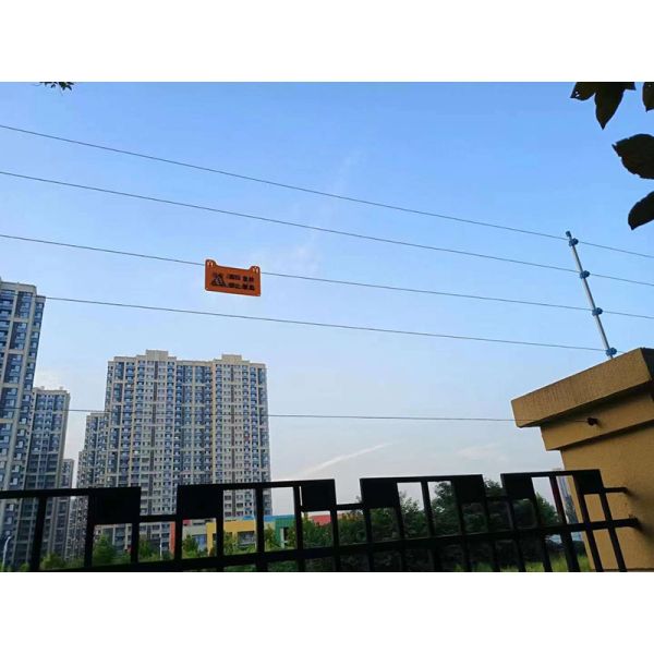 Home Portable Wire Netting Electrified Security Fence Round Pole Energizer