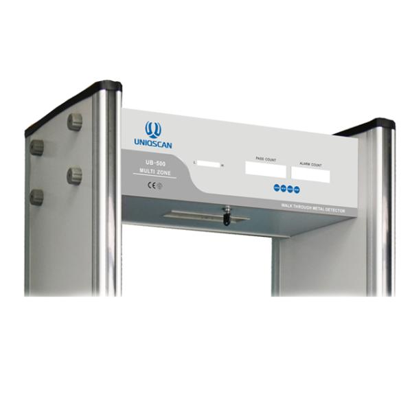 Adjustable Outdoor 6 Zones Walk Through Metal Detector Security System