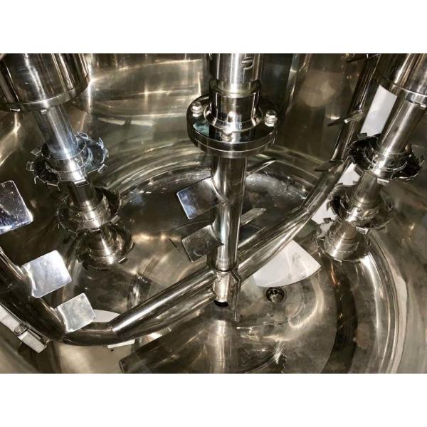 Cosmetic Toothpaste Making Production Line Emulsifier Mixer for Tooth Paste Mixing Equipment Toothpaste Machine Making