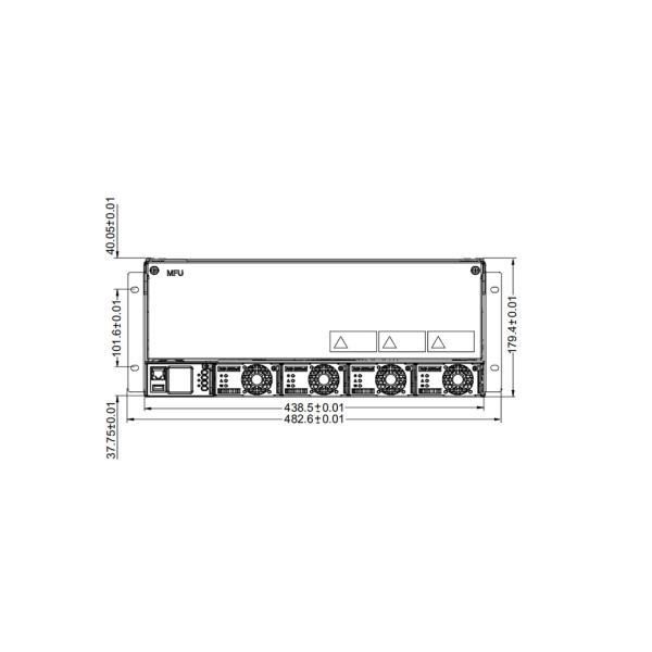 Vertiv Emerson-48V integrated DC power system high efficiency 96% Netsure 531A41 for Telecom Power Supply5