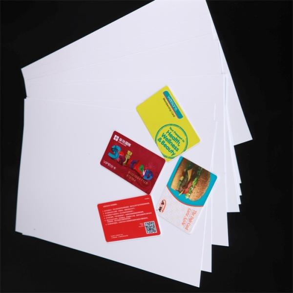 Offset Printing White PVC Sheet 330micron Thick For Plastic Card Lamination