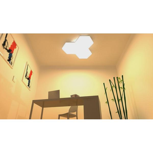 50mm Hexagon Indoor LED Ceiling Lights 90lm/W Surface Mounted