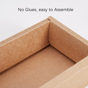 Rectangle Drawer Kraft Boxes Small Cardboard Present Packaging Boxes For Party Favor Treats, Candy And Jewelry Crafts