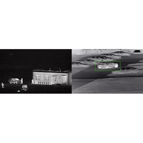 Dual Sensor Long Range Thermal Imaging Camera / Grade Infrared Security Camera