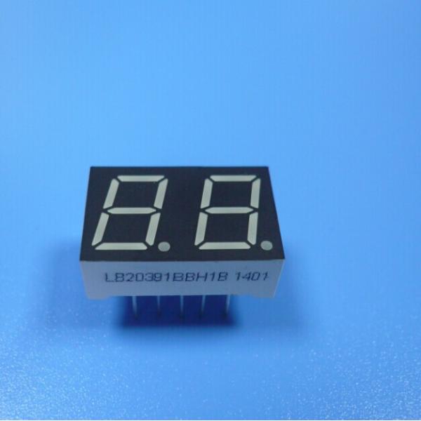 Electronics Instrument Dual Digit 7 Segment LED Display 0.39 Inch CC/CA Polarity