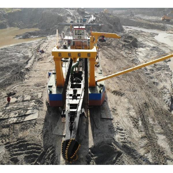 Water Flow 5000m3 River Sand Dredger with Diesel Engine