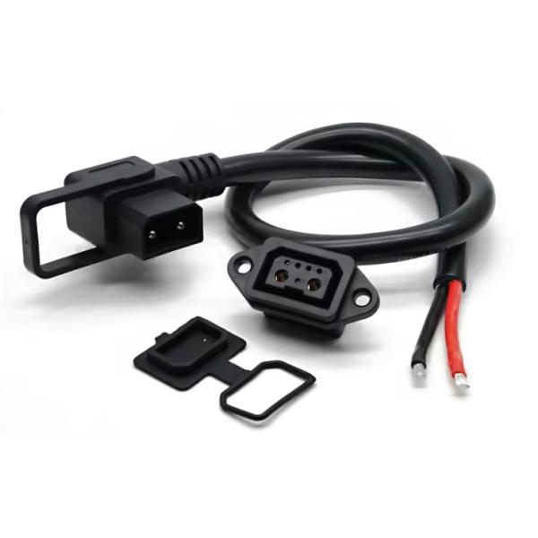 Electric Bicycle Lithium Battery Charging Socket — 2+4P EV Lithium Battery Charging Connector
