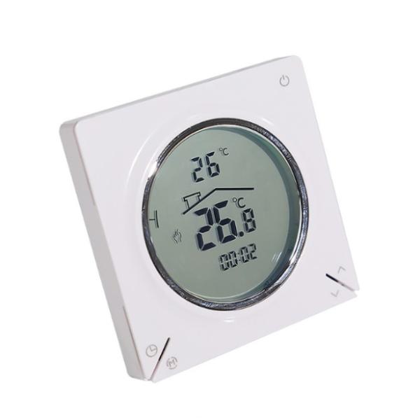 Seven Day Weekly Programming Thermostat Circular Screen Heated Floor Controller