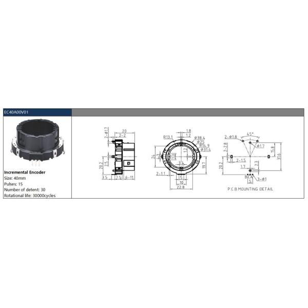 Rotational Encoder with Analog Control and Push Switch