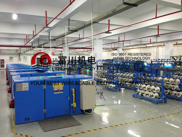 180 Passive / Active Pay Off Copper Cable Twisting Machine Easy Operation