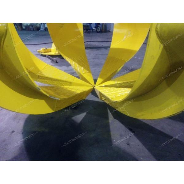 Electro Hydraulic Garbage Grab Bucket Structure Q355 Six Flaps