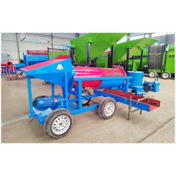 Dependable Mobile Gold Trommel Screen for River Mining Feeding Size Less than 300mm