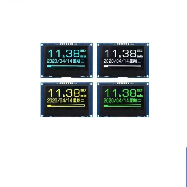 2.42 Inch PMOLED Display Module With PCBA, 128*64 Resolution, 7 PINS IIC/SPI Interface