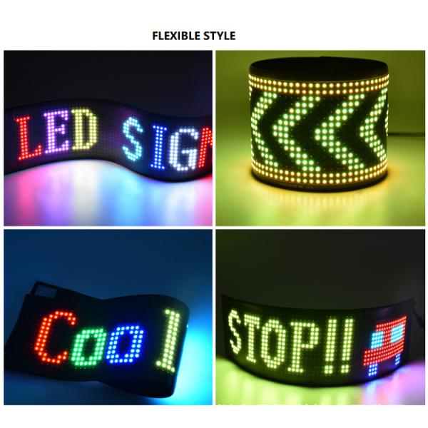 App Control Waterproof Flexible RGB LED Car Window Devil Eye Light for Business OPTIONAL Panel Size No Touch Screen Type