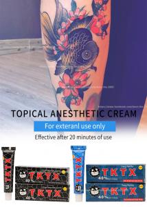 Quality Black 55% TKTX Tattoo Numbing Cream PMU Eyebrow Lip Body Tattoo Aftercare Ointment for sale