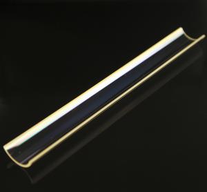 China Arc Fused OEM Design Quartz Glass Plate For Uv Lamp on sale