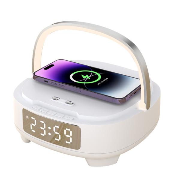 Bluetooth Alarm Clock Charger Speaker