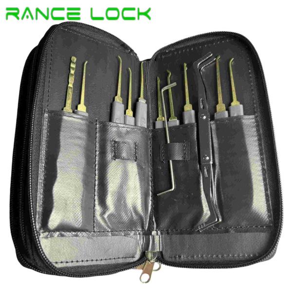 24pcs Titanium Steel ABS Multitool Lock Pick Set Model 2518 for Professional Locksmith Tools