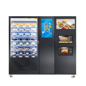 Healthy Options Cold Drink Fresh Food Vending Machine With Double-Glass Door