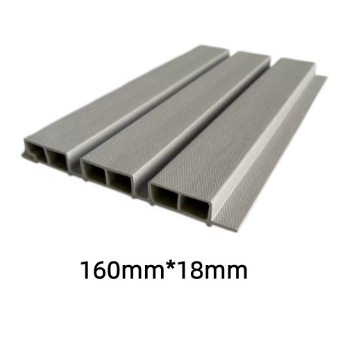 Zero Gap Seamless Interior Fluted WPC Wall Panels Cladding Louver WPC Wall Panel