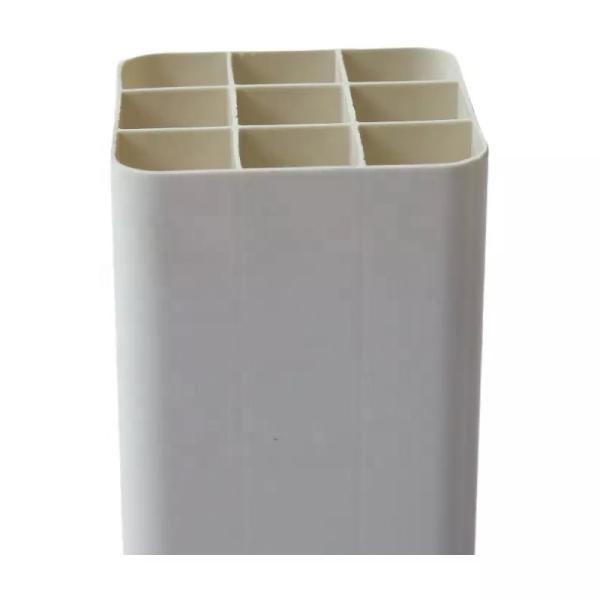 Square Head Glue Connection PVC Grid Pipe 150*100mm with Custom Rectangular Shape