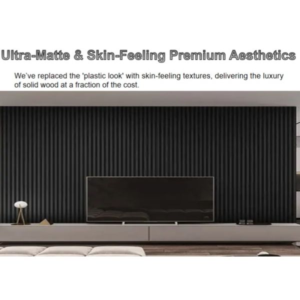 High Precision 0.1mm WPC Interior Wall Panel Fireproof With Low Thermal Expansion