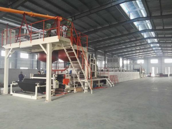 Buy Automatic Tile Production Line / Bitumen Backed Carpet Tiles Water - Cooling Control at wholesale prices