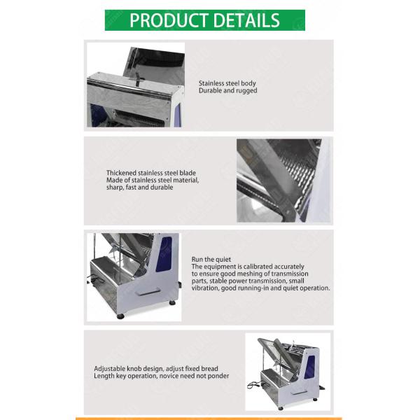 High Productivity Industrial Baking Machine Cutting Bread Cube Machine