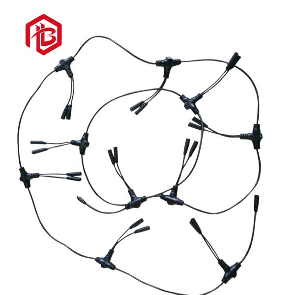 220V Power Terminal Line Led Light With T-Type Waterproof Connector String Cable Connector