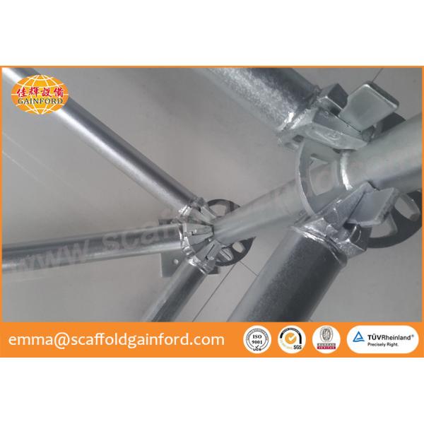Ring lock horizontal diagonal level diagonal brace for ring lock scaffold system with hot dip galvanized