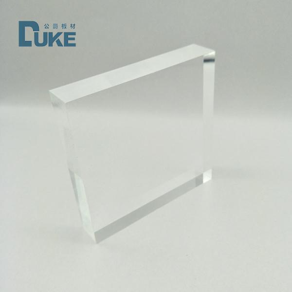 Hotel High Gloss Clear UV Resistant Perspex Sheet 2000*2000mm