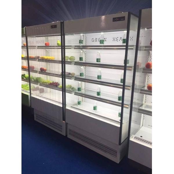 Glocery Store Multideck Open Chiller / Shelf Adjusted Multideck Display Fridge