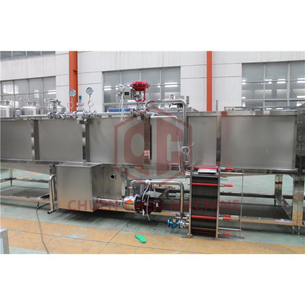 Carbonated Drink / Beer Tunnel Pasteurization Equipment For Bottled Beverage Production Line