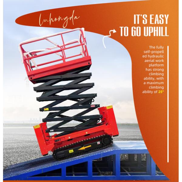 High Quality 4m-14m Self Driven Mobile Aerial Work Platform Aerial Work Platform Full Automatic Lift Hydraulic Scissor Lifts
