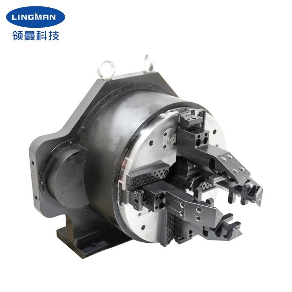 90mm Full Stroke Independent Chuck With Feed Pull Function And 4 Jaws For Tube Cut-Off Machine