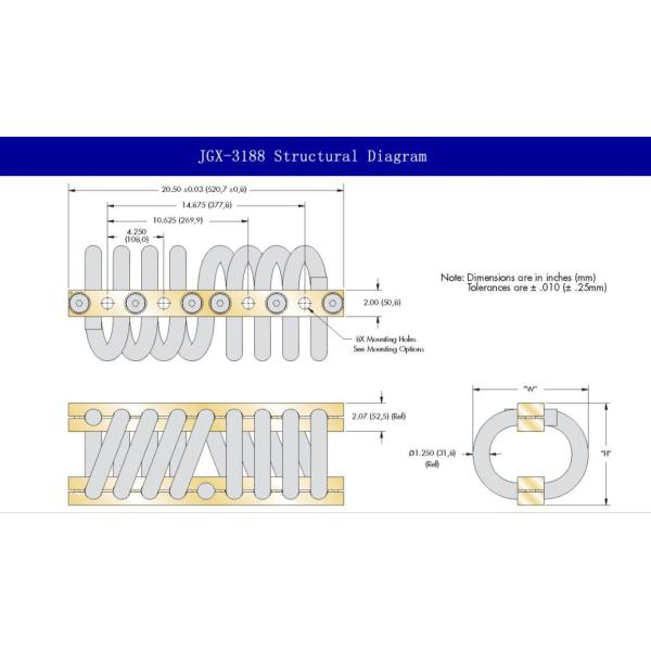 Industrial Camera Vibration Isolator , Durable Wire Rope Shock Absorber