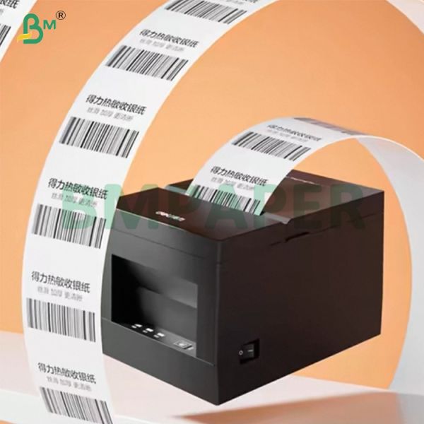 48gsm Thermal Paper For ATM POS Printer Jumbo Rolls 1000mm Width