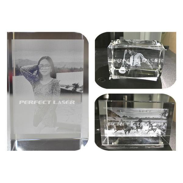 Non Touch Style 3d Laser Engraving System Transparent Material Application