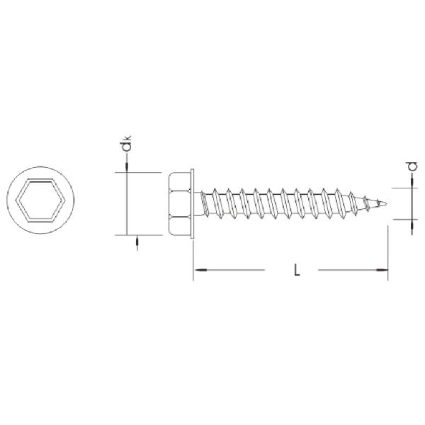 Yellow Self Drilling Tapping Screws Coarse Thread Customized Size With Washer