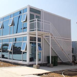 China Direct Prefab Flat Pack Container Tiny Home House 40 ft with Toilet Steel Material on sale