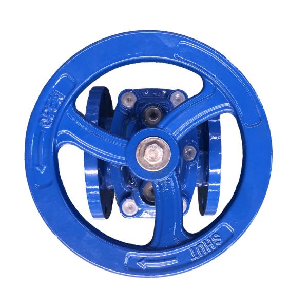 GGG50 PN16 DIN Rising Stem Gate Valve Resilient Seat DI Gate Valve