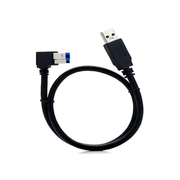 USB 3.0 Camera Right Angle USB Cable 24K Gold Plated Connector 6 Layers Shield
