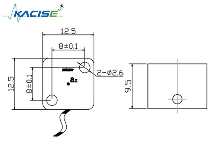 Automobi Uniaxial Accelerometer Sensor Module High G Value / Bandwidth