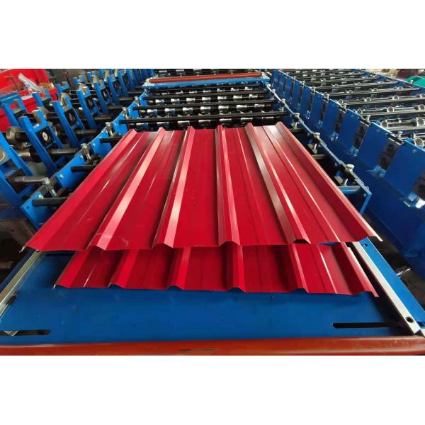 Long Span PLC Control 15m/Min Speed Roof Roll Forming Machine