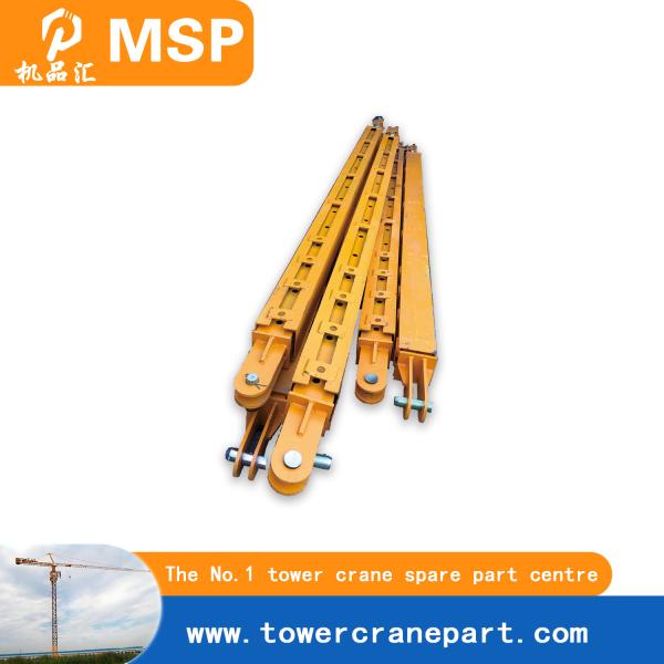 Wall Attached Tie Rods Stable Fixed Tower Crane Accessories For Lifting