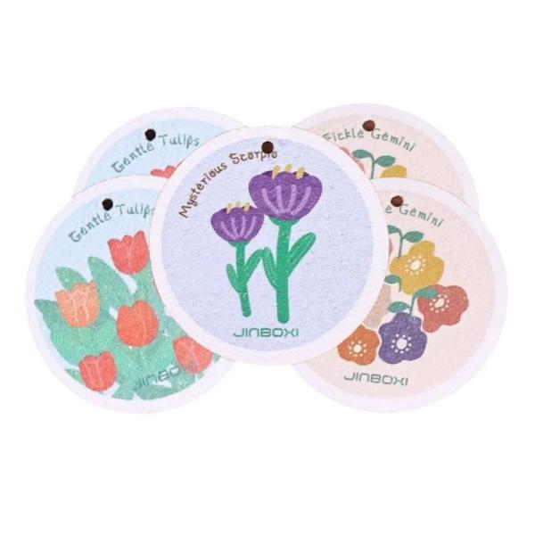 Customization Support Color Compress Biodegradable Cellulose Cloth Quick-Dry Reusable Eco-Friendly Printing Pattern For Kitchen Cleaning